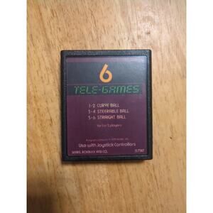 Tele Games 6: Bowling Cartridge (Atari 2600) Tested + Working